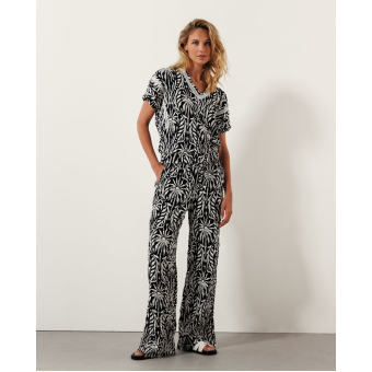 Tramontana Broek Paradise White Black