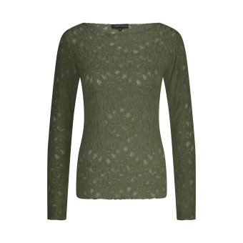 Tramontana Top Brushed Lace Moss