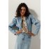 Tramontana Denim Jacket Braided Light Blue