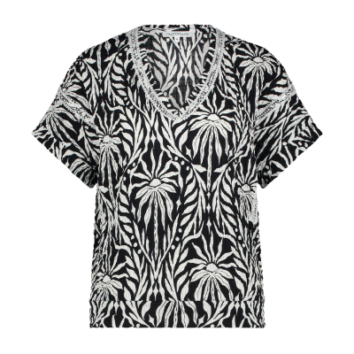 Tramontana Top Paradise White Black Tramontana Top Paradise White Black