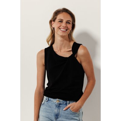 Tramontana Singlet Knot Detailed Black Tramontana Singlet Knot Detailed Black
