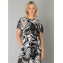 Yest Top Tomasina Black White