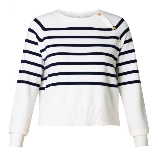 Yest Trui Ibbie Antique White Navy