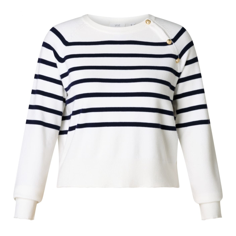 Yest Trui Ibbie Antique White Navy