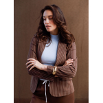Yest Blazer Berta Mocca Brown Sand