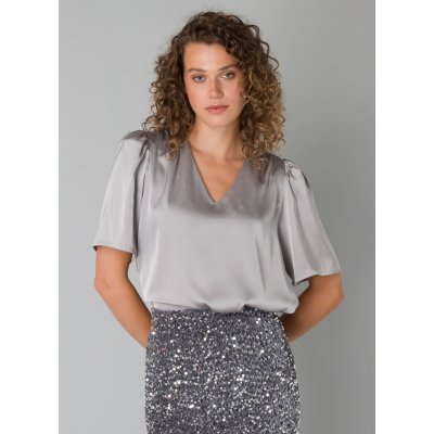 Yest Top Pippa Silver Grey