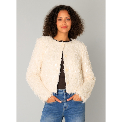 Yest Vest Clemence Sandy White