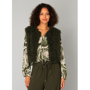 Yest Gilet Vestje Caroline Army Green