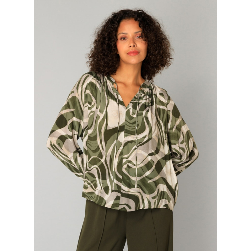 Yest Blouse Carmen Army Green