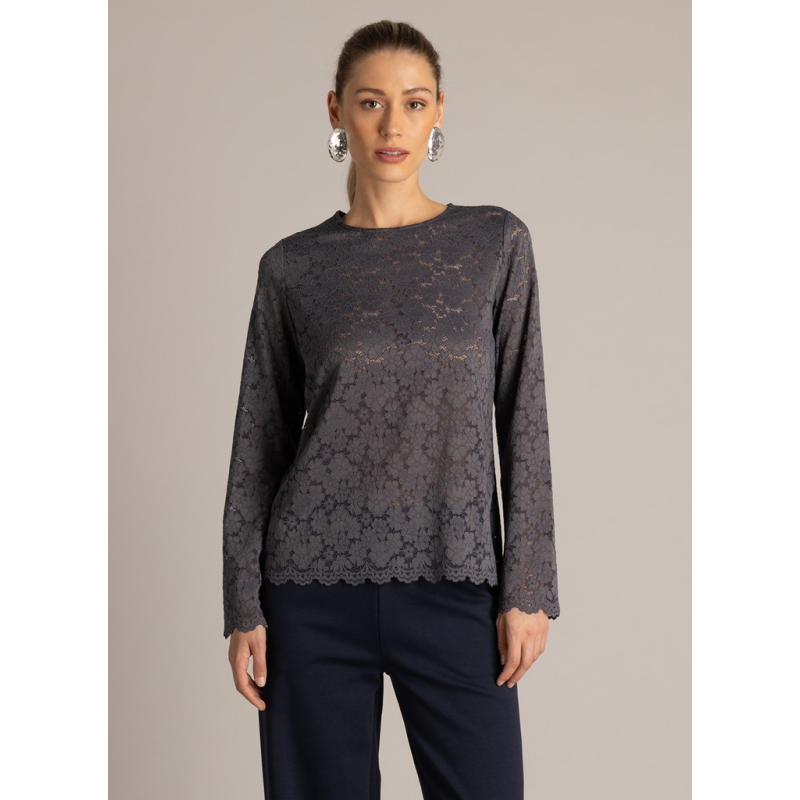 Yest Top Diletta Warm Grey
