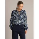 Yest Blouse Top Carmen Warm Grey Multi