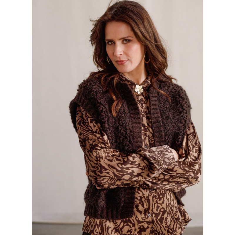 Yest Gilet Vest Uliza Brown