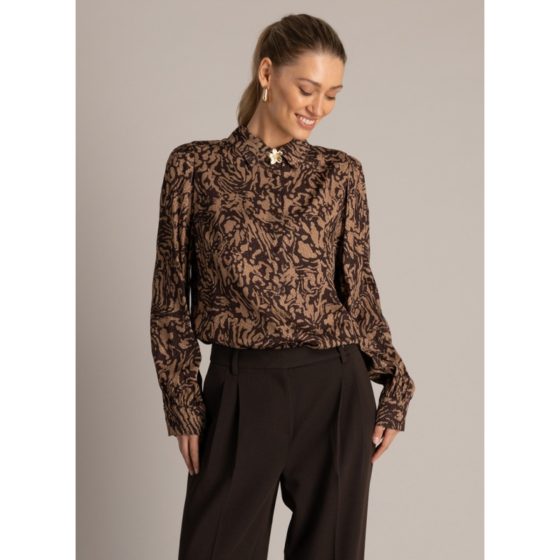 Yest Blouse Urelle Brown Dark Sand