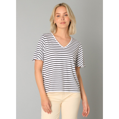 Yest T-Shirt Tuva White Black Yest T-Shirt Tuva White Black
