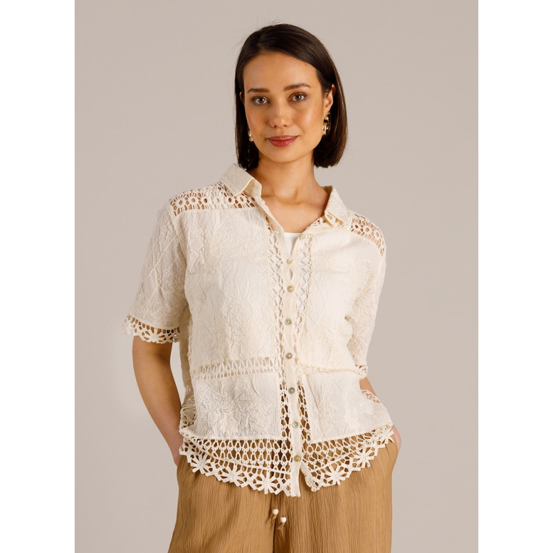 Yest Blouse Martina Cream