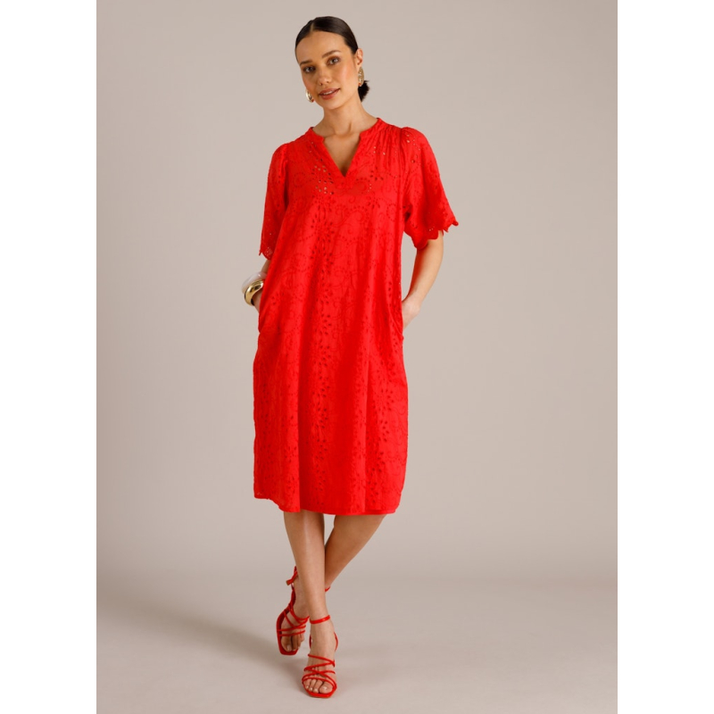 Yest Jurk Maria Hot Red