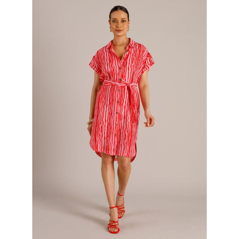 Yest Jurk Manar Hot Red