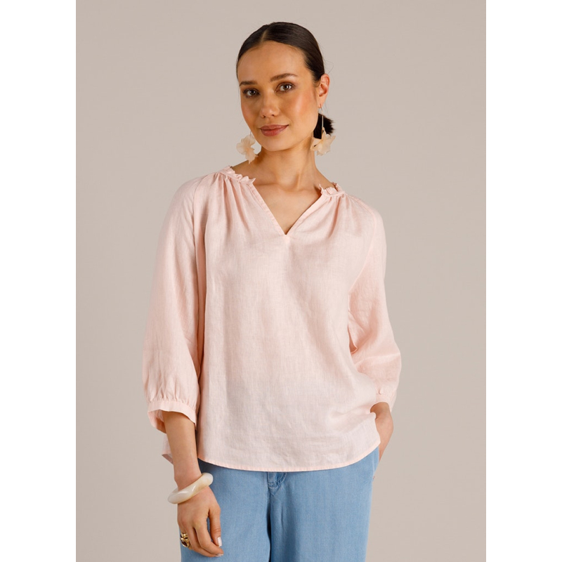 Yest Blouse Top Malika Soft Rose