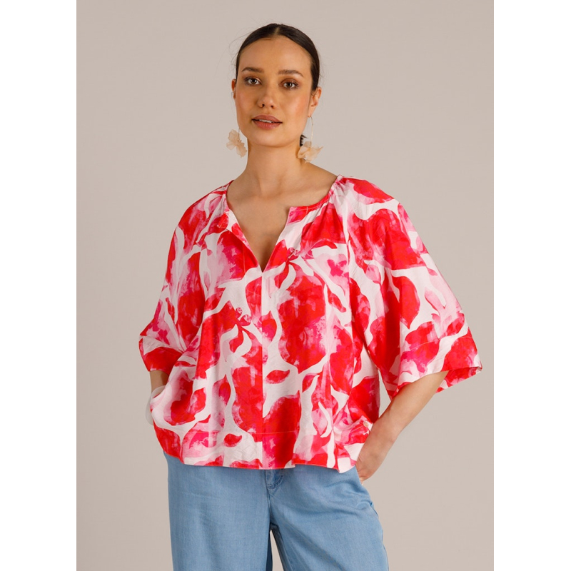 Yest Blouse Top Mylene Bright Pink