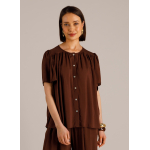 Yest Blouse Megan Coffee Brown