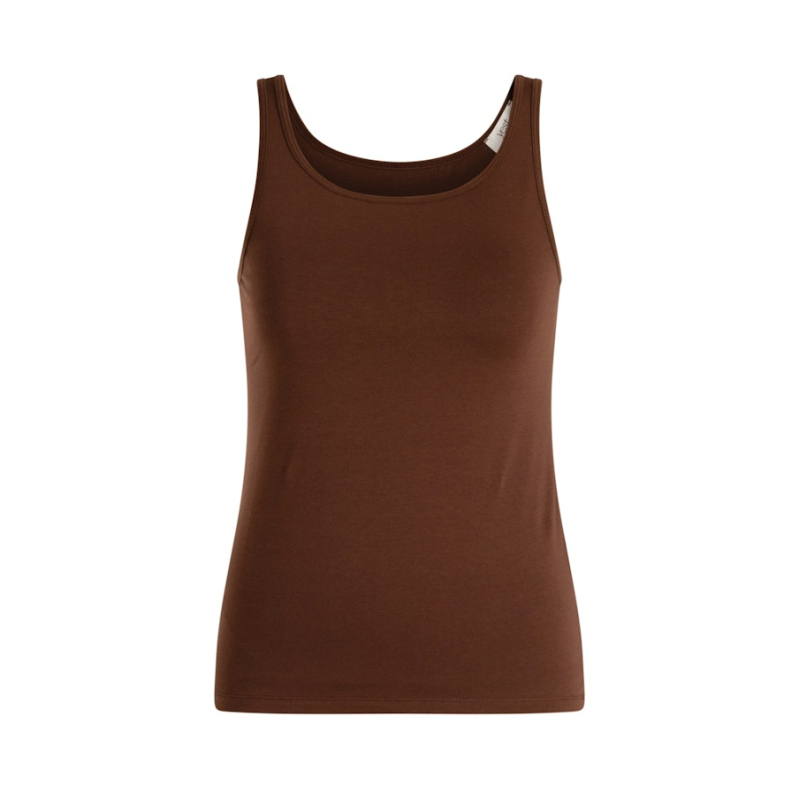 Yest Top Zuleica Coffee Brown