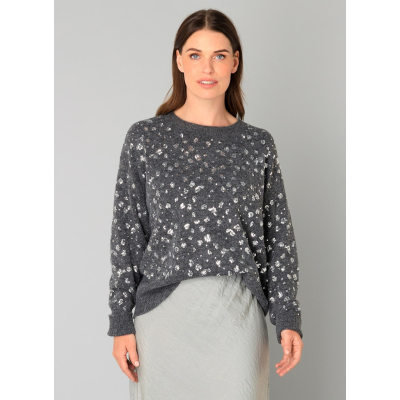 Yest Trui Braelyn Dark Grey