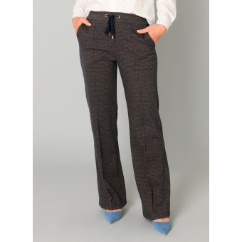 Yest Broek Nayla Dark Navy Melange
