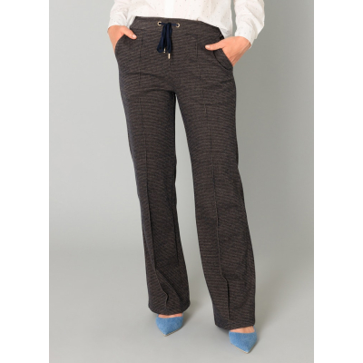 Yest Broek Nayla Dark Navy Melange Yest Broek Nayla Dark Navy Melange