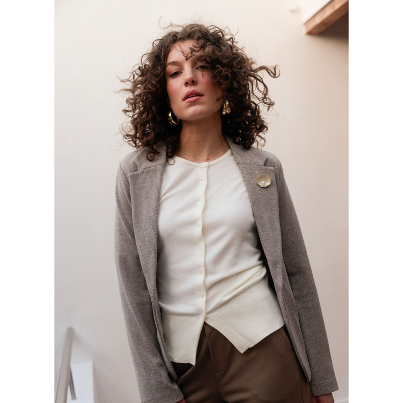 Yest Blazer Berta Grey Olive