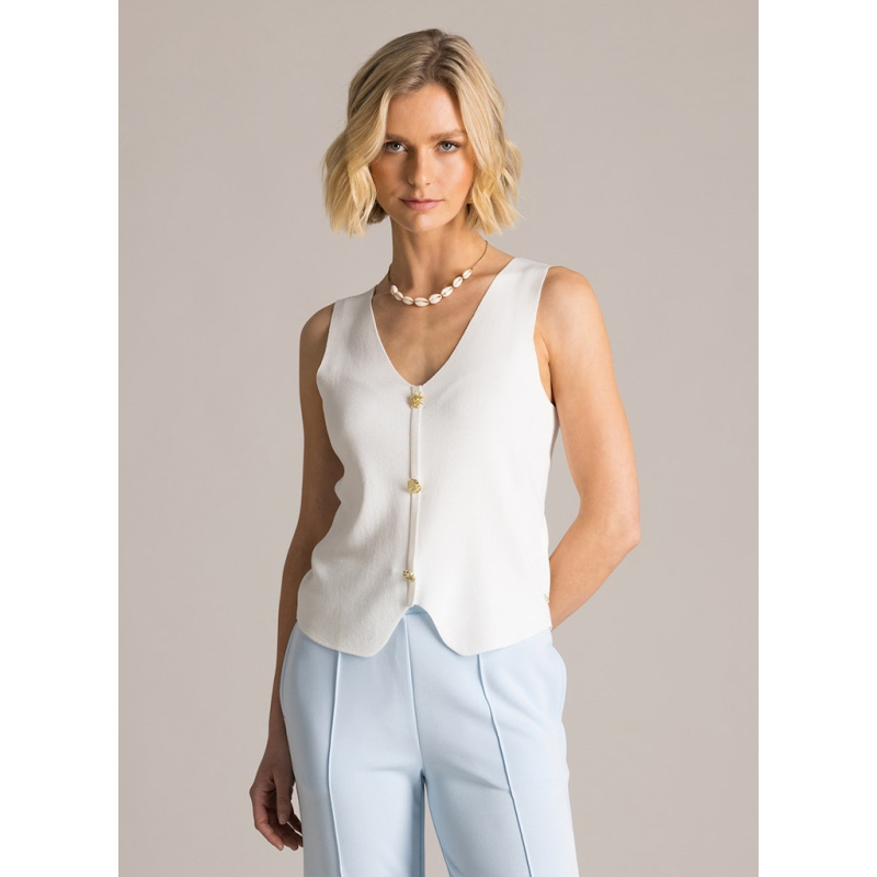 Yest Gilet Tiara Off White