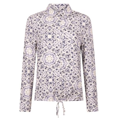 Zoso Blouse Pia Off White Blue Zoso Blouse Pia Off White Blue