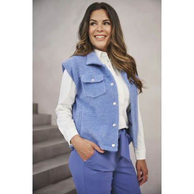 Zoso Gilet Melrose Blue Zoso Gilet Melrose Blue