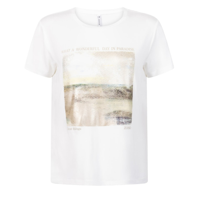 Zoso T-Shirt Valerie Off White Sand Zoso T-Shirt Valerie Off White Sand