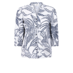 Zoso Blouse Leonie White Navy