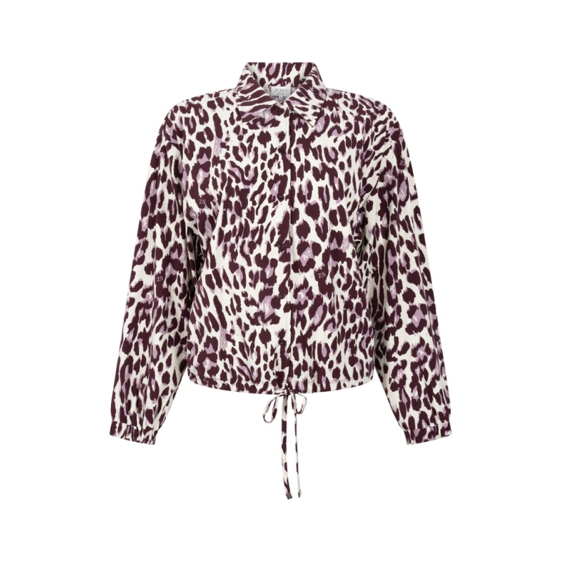 Zoso Blouse Daphne Mauve Bordeaux