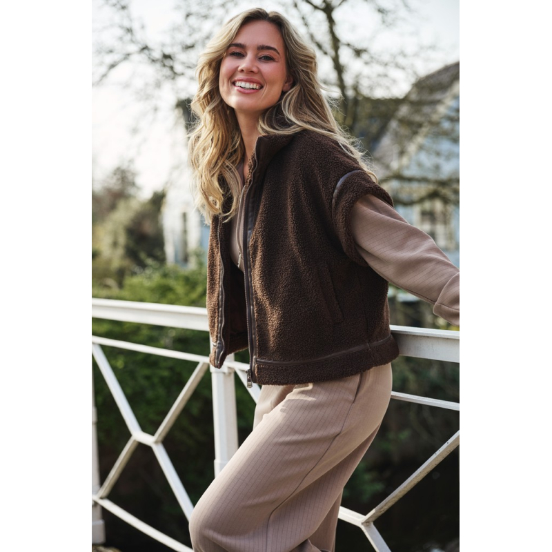 Zoso Bodywarmer Annelot Espresso