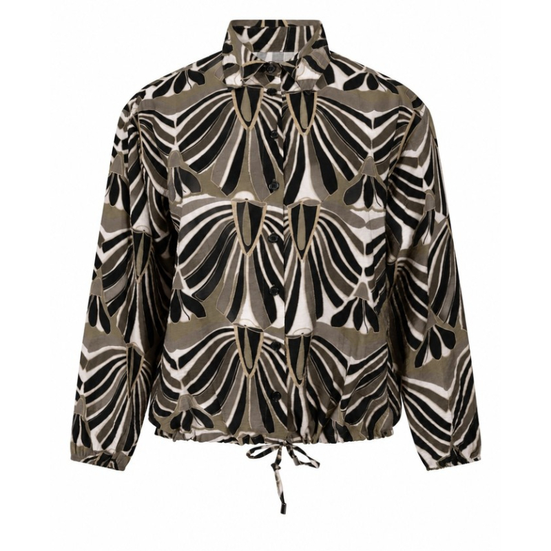 Zoso Blouse Mattie Black Green
