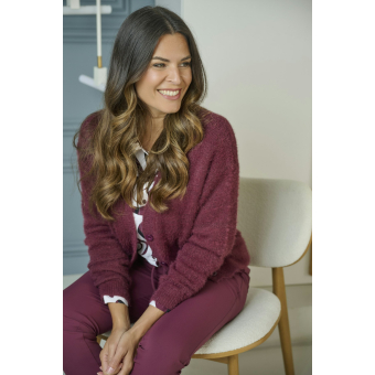 Zoso Vest Gwen Bordeaux