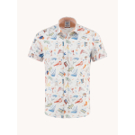 A Fish Named Fred Shirt Doodle Multi