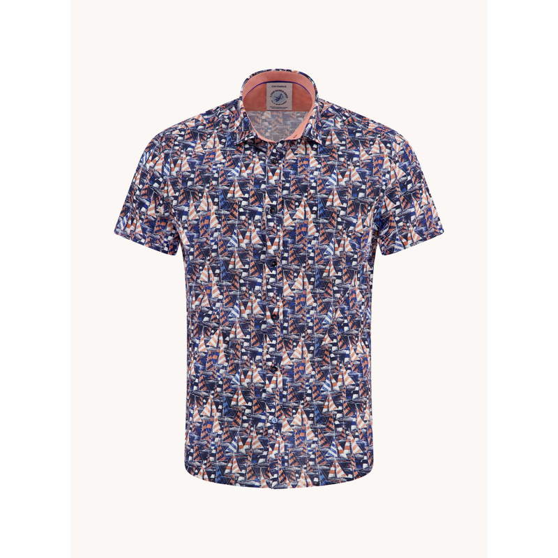 A Fish Named Fred Shirt Sailing Boats Navy