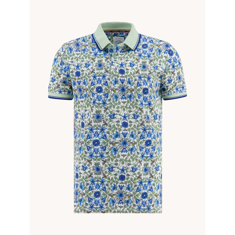 A Fish Named Fred Polo Shirt Art Nouveau Thyme