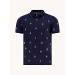 A Fish Named Fred Polo Shirt Sailing Boats Navy