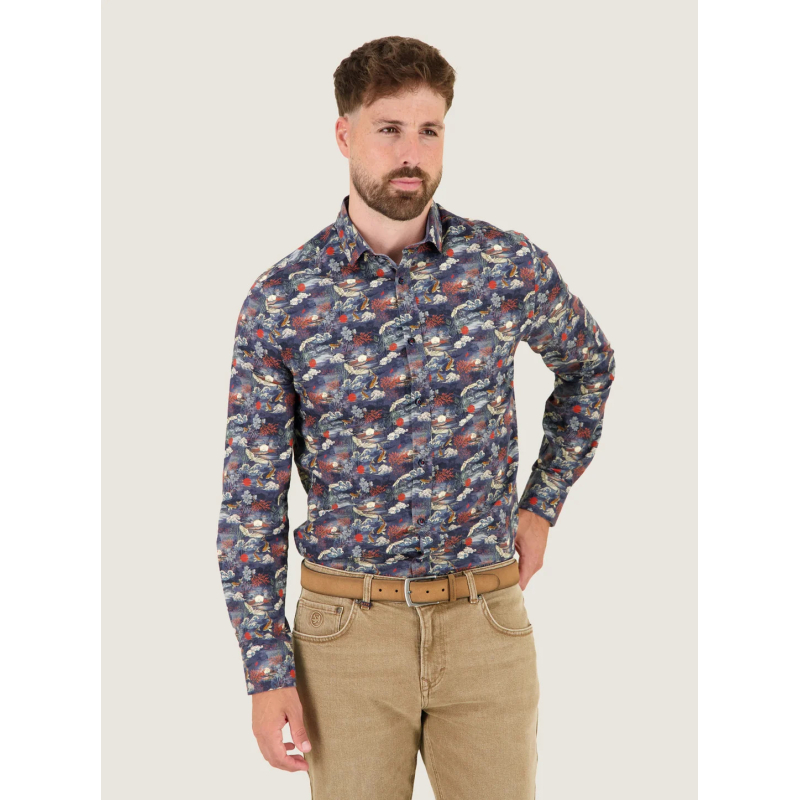 A Fish Named Fred Shirt Fuji Dream Navy
