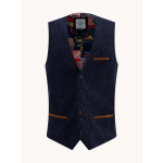A Fish Named Fred Gilet Rib Navy