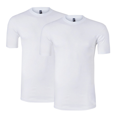 Alan Red Virginia T-Shirt White 2 Pack