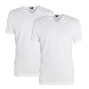 Alan Red Vermont T-Shirt White 2 pack