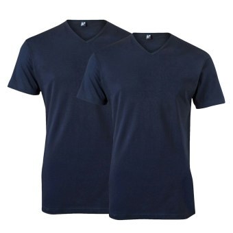 Alan Red Vermont T-Shirt Navy 2 pack