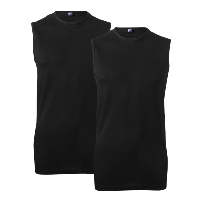 Alan Red Montana Singlet Black 2 Pack