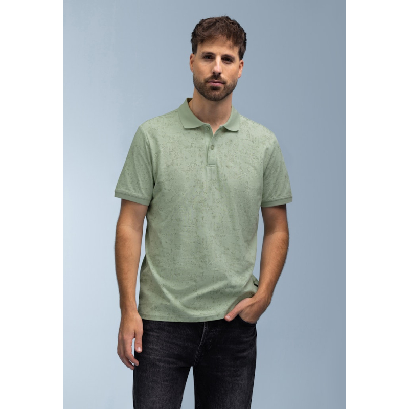BlueFields Polo Shirt Pique Mint Blauw Jade