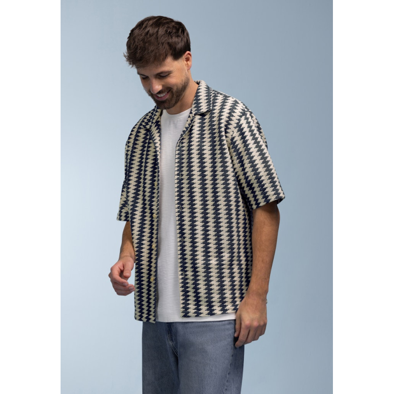 BlueFields Shirt Grijsblauw Greige